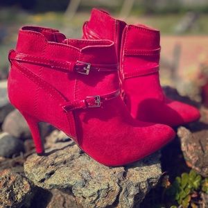 Red Ankle Boots💌